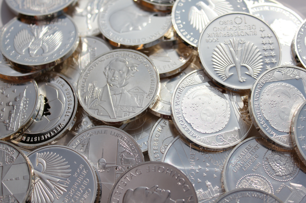 Polished silver commemorative coins — Coin Buyers in Abilene.